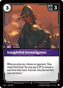 Insightful Investigator UNL 135/219 Uncommon