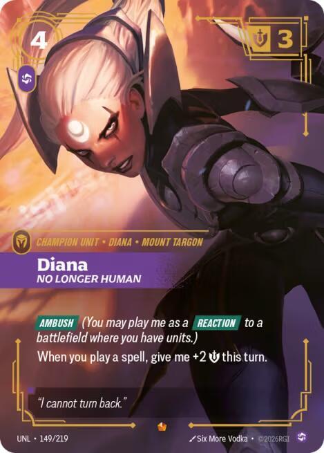 Diana - No Longer Human UNL 149/219 Epic