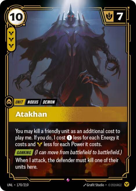 Atakhan UNL 170/219 Rare