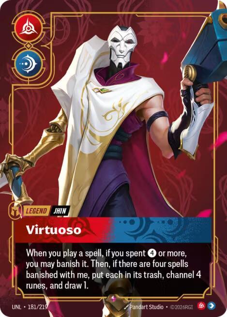 Jhin - Virtuoso UNL 181/219 Rare