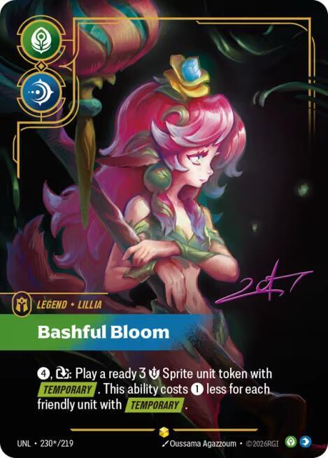 Lillia - Bashful Bloom (Signature) UNL 230*/219 Showcase