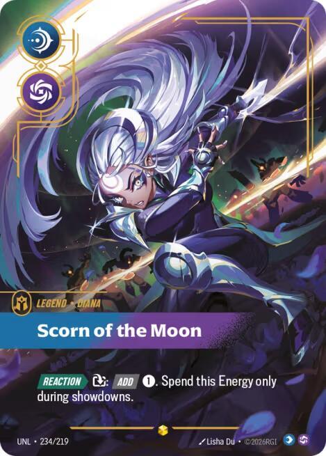 Diana - Scorn of the Moon (Overnumbered) UNL 234/219 Showcase
