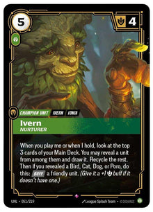 Ivern - Nurturer UNL 051/219 Rare
