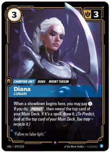 Diana - Lunari UNL 079/219 Rare
