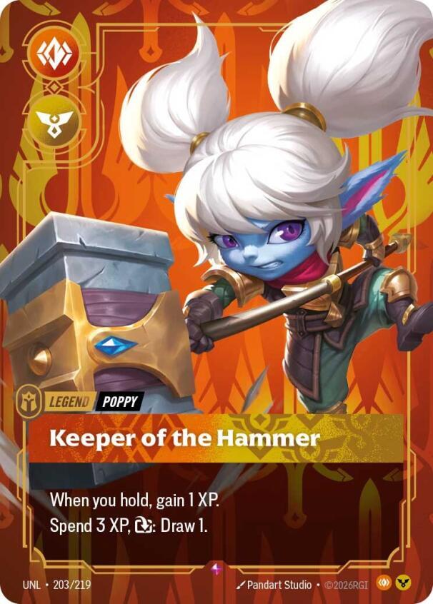 Poppy - Keeper of the Hammer UNL 203/219 Rare