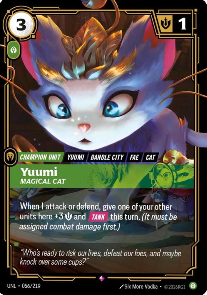 Yuumi - Magical Cat UNL 056/219 Rare