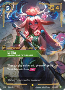 Lillia - Protector of Dreams (Alternate Art) UNL 058a/219 Showcase