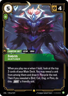 Ivern - Nurturer (Alternate Art) UNL 051a/219 Showcase