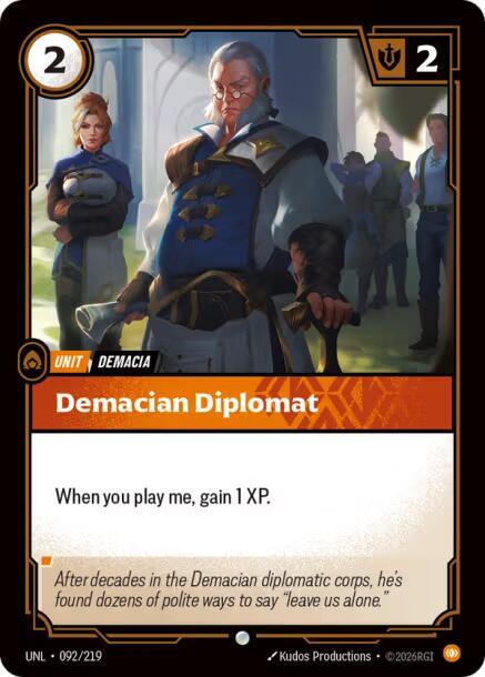 Demacian Diplomat UNL 092/219 Common