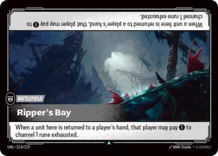 Ripper's Bay UNL 214/219 Uncommon