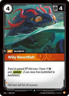 Wily Newtfish UNL 108/219 Uncommon
