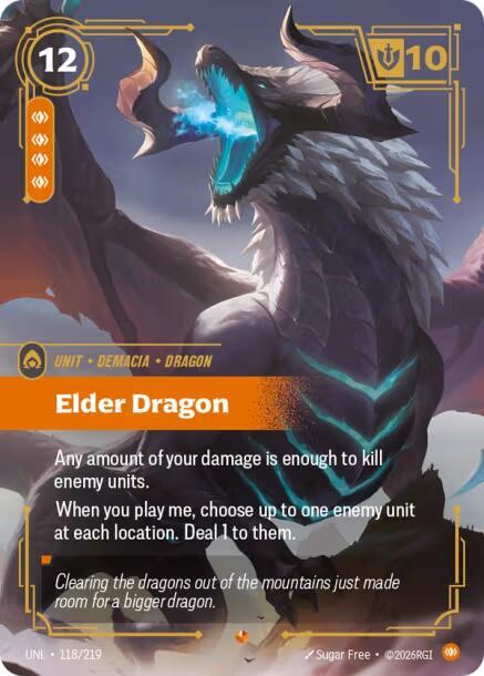 Elder Dragon UNL 118/219 Epic
