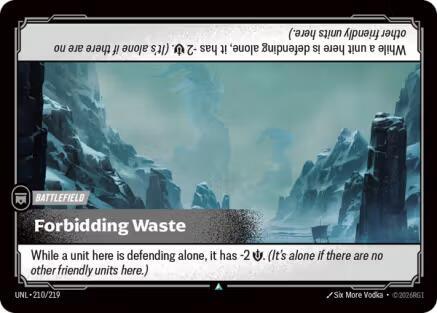 Forbidding Waste UNL 210/219 Uncommon