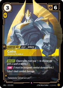 Galio - Indefatigable UNL 171/219 Rare