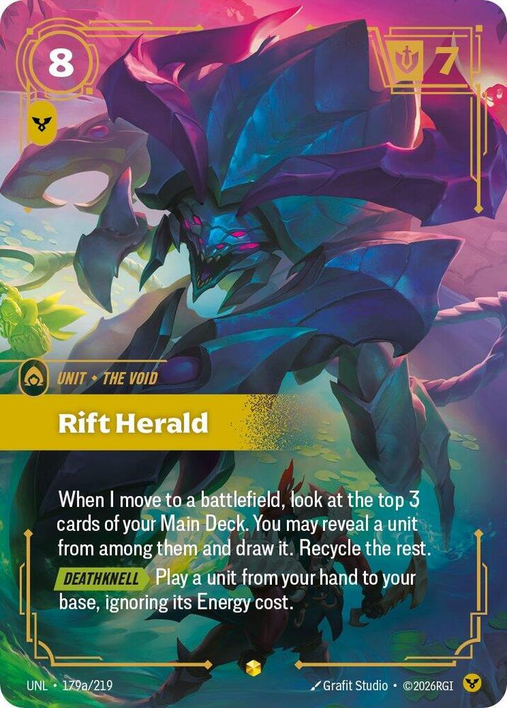 Rift Herald (Alternate Art) UNL 179a/219 Showcase