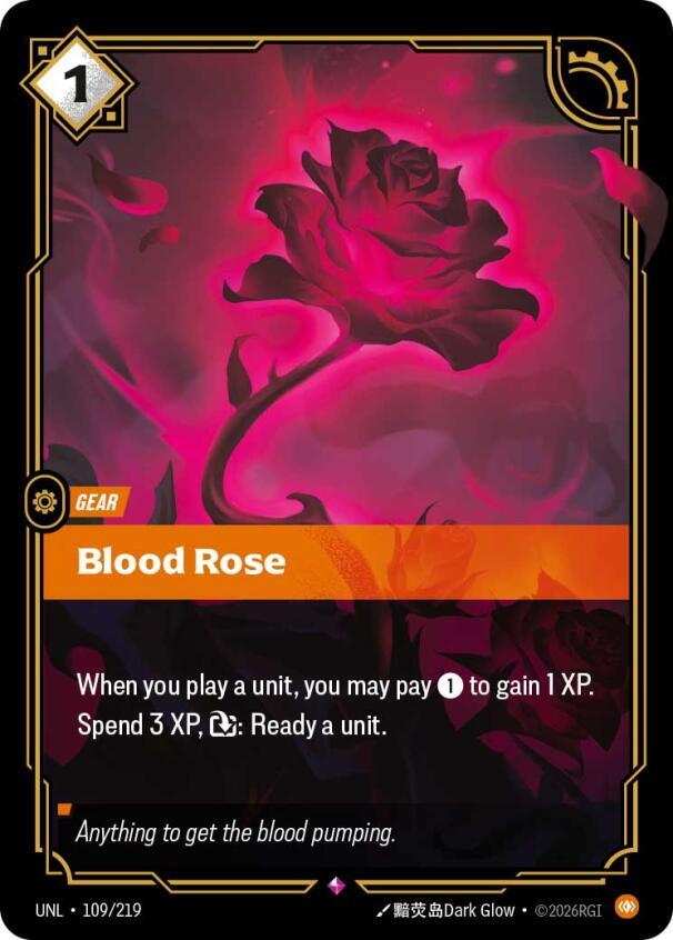 Blood Rose UNL 109/219 Rare
