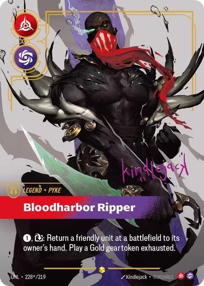 Pyke - Bloodharbor Ripper (Signature) UNL 228*/219 Showcase
