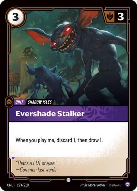 Evershade Stalker UNL 123/219 Common