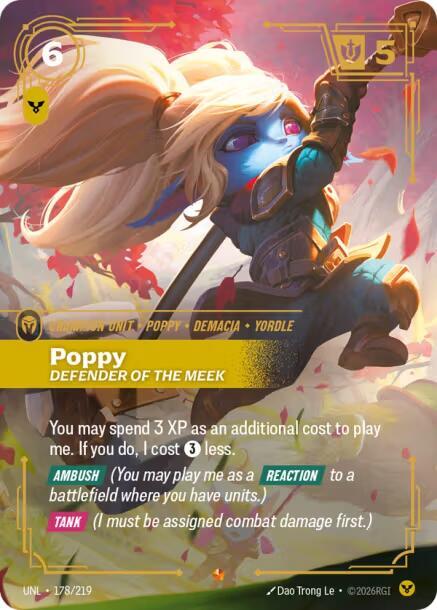 Poppy - Defender of the Meek UNL 178/219 Epic