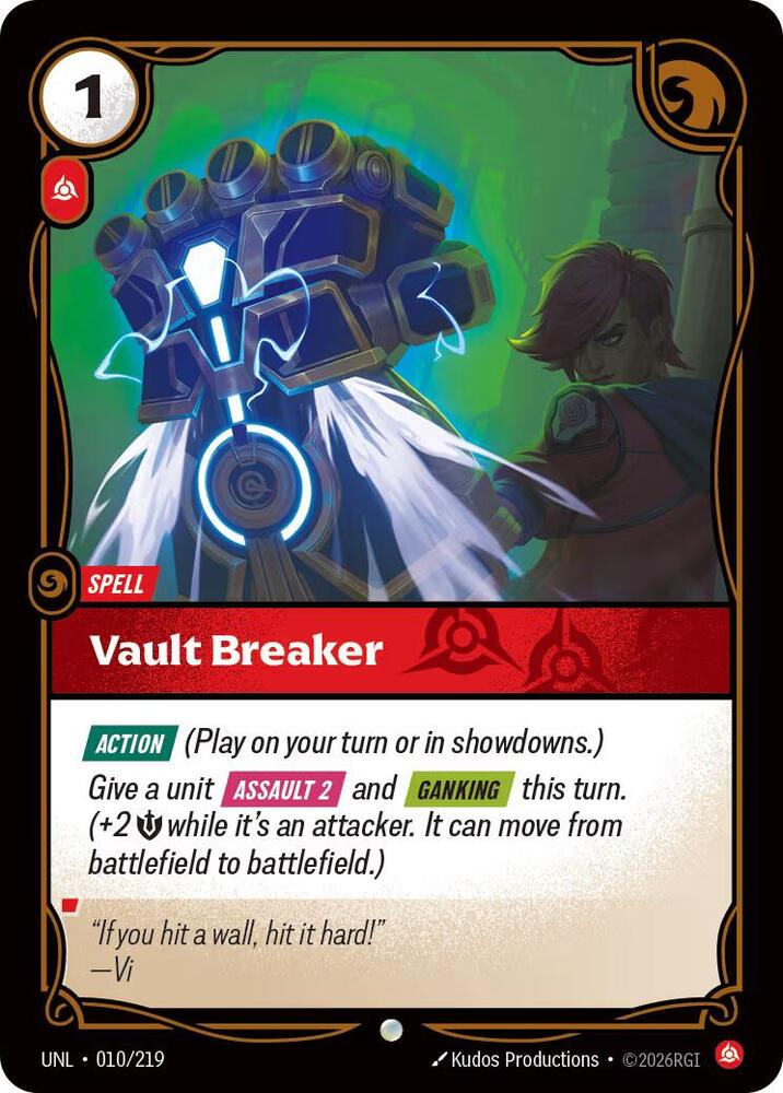 Vault Breaker UNL 010/219 Common