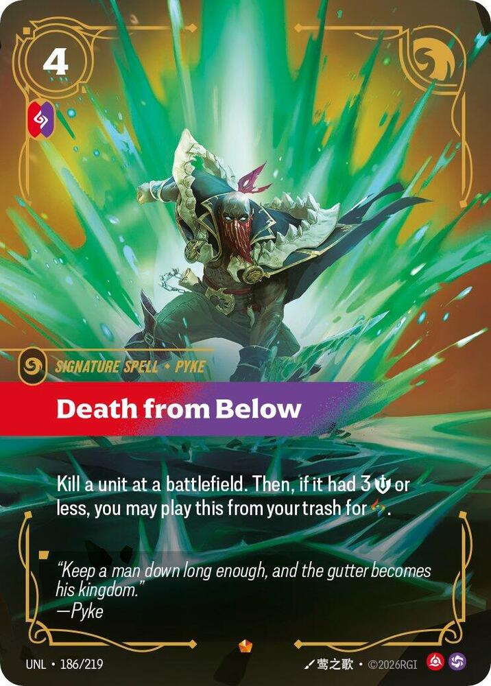 Death from Below UNL 186/219 Epic