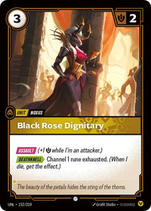 Black Rose Dignitary UNL 152/219 Common