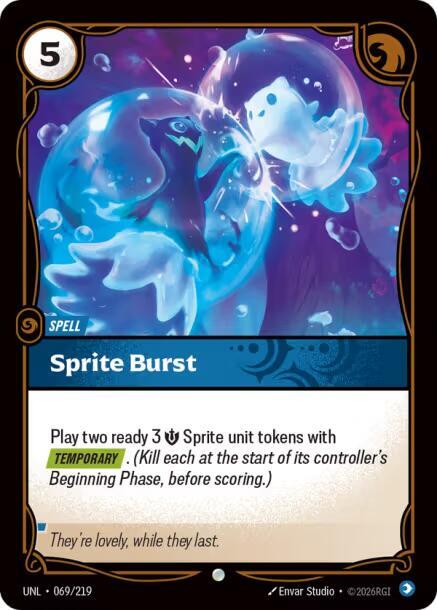Sprite Burst UNL 069/219 Common