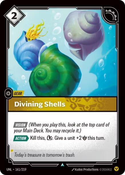 Divining Shells UNL 161/219 Uncommon