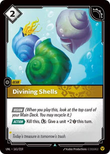 Divining Shells UNL 161/219 Uncommon