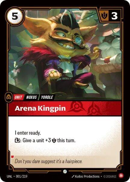Arena Kingpin UNL 001/219 Common