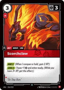 Scorchclaw UNL 016/219 Uncommon