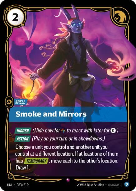 Smoke and Mirrors UNL 083/219 Rare