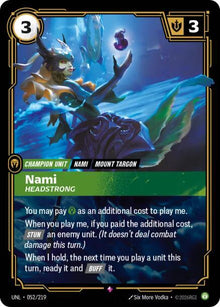 Nami - Headstrong UNL 052/219 Rare