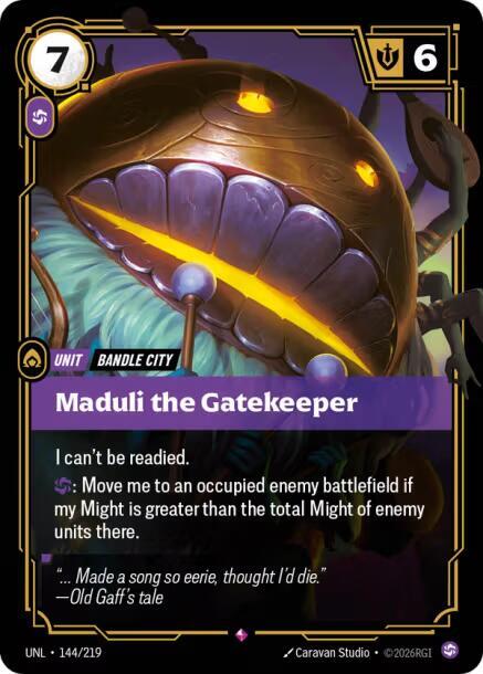 Maduli the Gatekeeper UNL 144/219 Rare