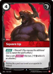 Square Up UNL 017/219 Uncommon