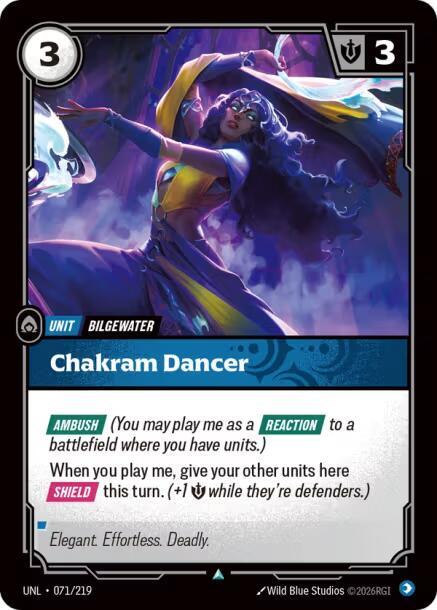 Chakram Dancer UNL 071/219 Uncommon