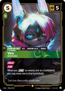 Vex - Mocking (Alternate Art) UNL 055a/219 Showcase