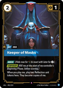 Keeper of Masks UNL 081/219 Rare