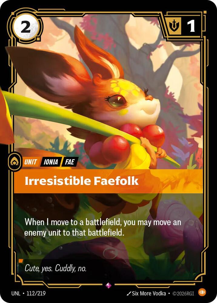 Irresistible Faefolk UNL 112/219 Rare