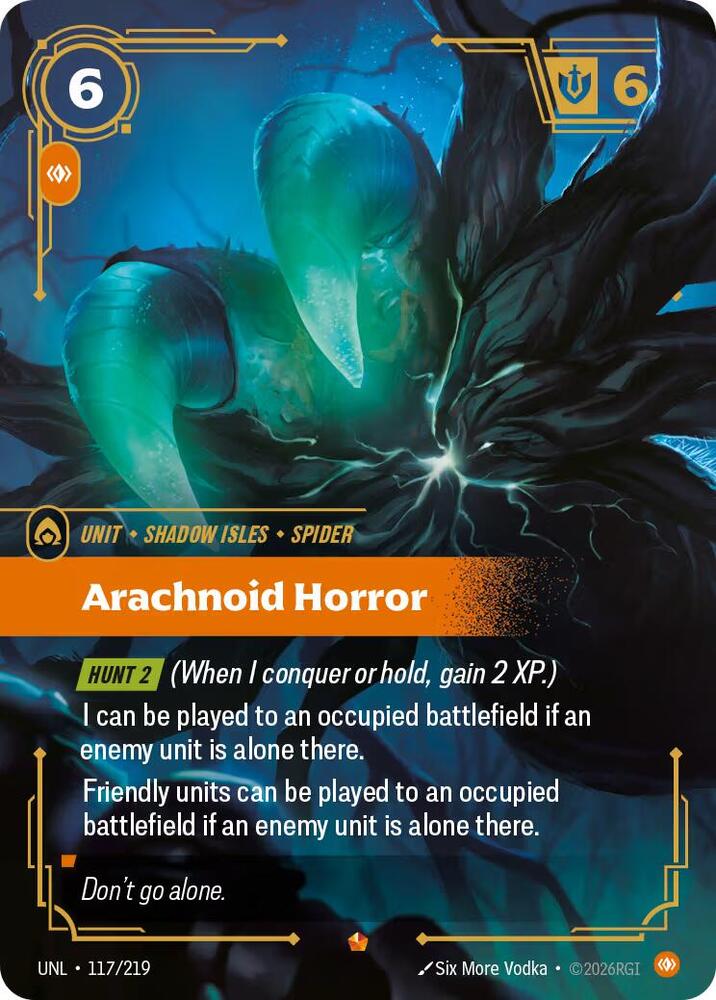 Arachnoid Horror UNL 117/219 Epic