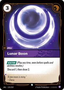 Lunar Boon UNL 125/219 Common
