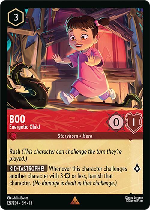 Boo - Energetic Child 13 127/207 Rare