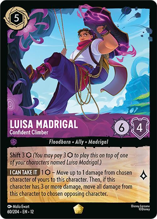 Luisa Madrigal - Confident Climber 60/204 Legendary Wilds Unknown NM