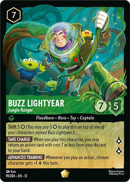 Buzz Lightyear - Jungle Ranger 91/204 Legendary Wilds Unknown