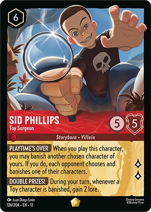 Sid Phillips - Toy Surgeon 126/204 Legendary Wilds Unknown NM