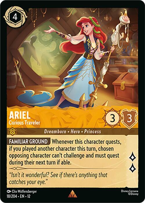 Ariel - Curious Traveler 18/204 Rare Wilds Unknown