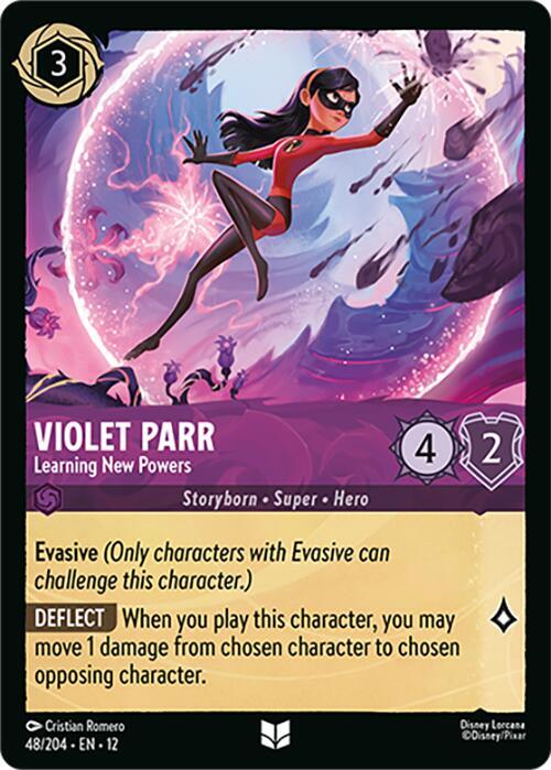 Violet Parr - Learning New Powers 48/204 Uncommon Wilds Unknown NM
