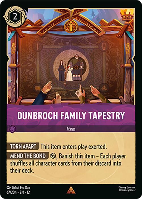 DunBroch Family Tapestry 67/204 Rare Wilds Unknown