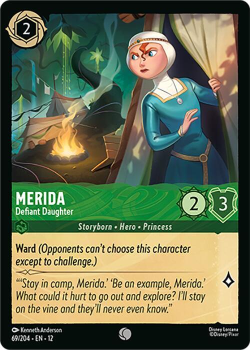 Merida - Defiant Daughter 69/204 Common Wilds Unknown NM