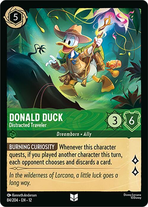 Donald Duck - Distracted Traveler 84/204 Uncommon Wilds Unknown